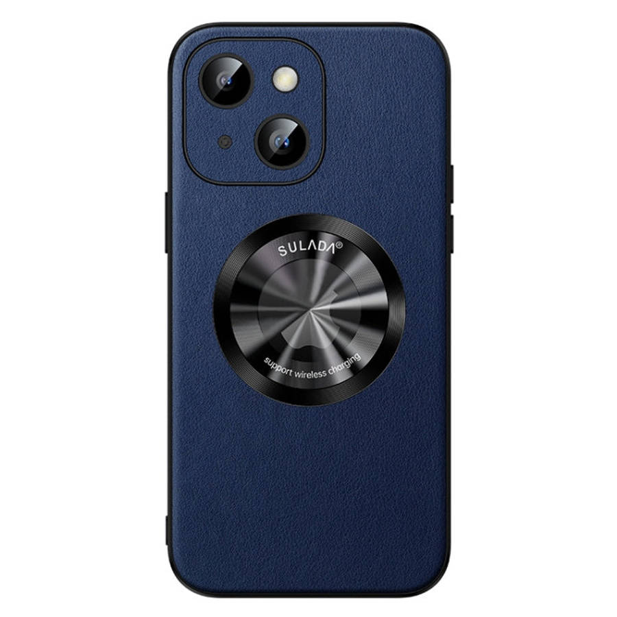 SULADA Microfiber Leather MagSafe Magnetic Phone Case, For iPhone 15 Pro Max, For iPhone 15 Pro, ...