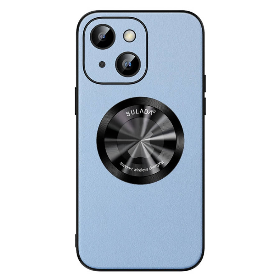 SULADA Microfiber Leather MagSafe Magnetic Phone Case, For iPhone 15 Pro Max, For iPhone 15 Pro, ...