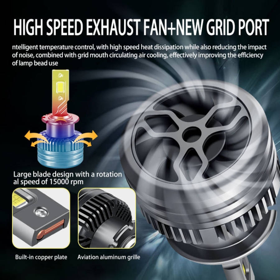 P15 1 Pair D2S / D2R DC10-32V / 35W / 6000K / 4000LM IP68 Waterproof Car LED Headlight, D2S / D2R