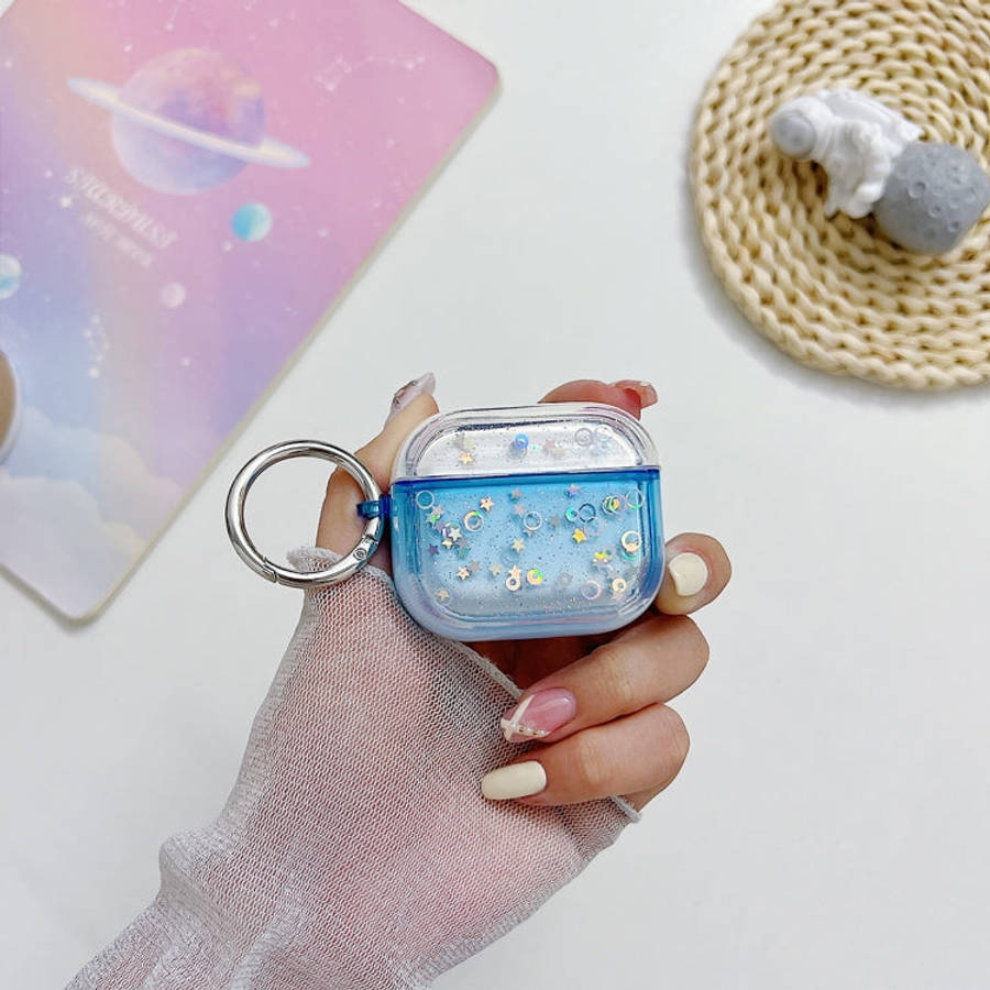 Transparent Glitter Bluetooth Earphone Protective Case, For AirPods Pro 2, For AirPods 3, For Air...