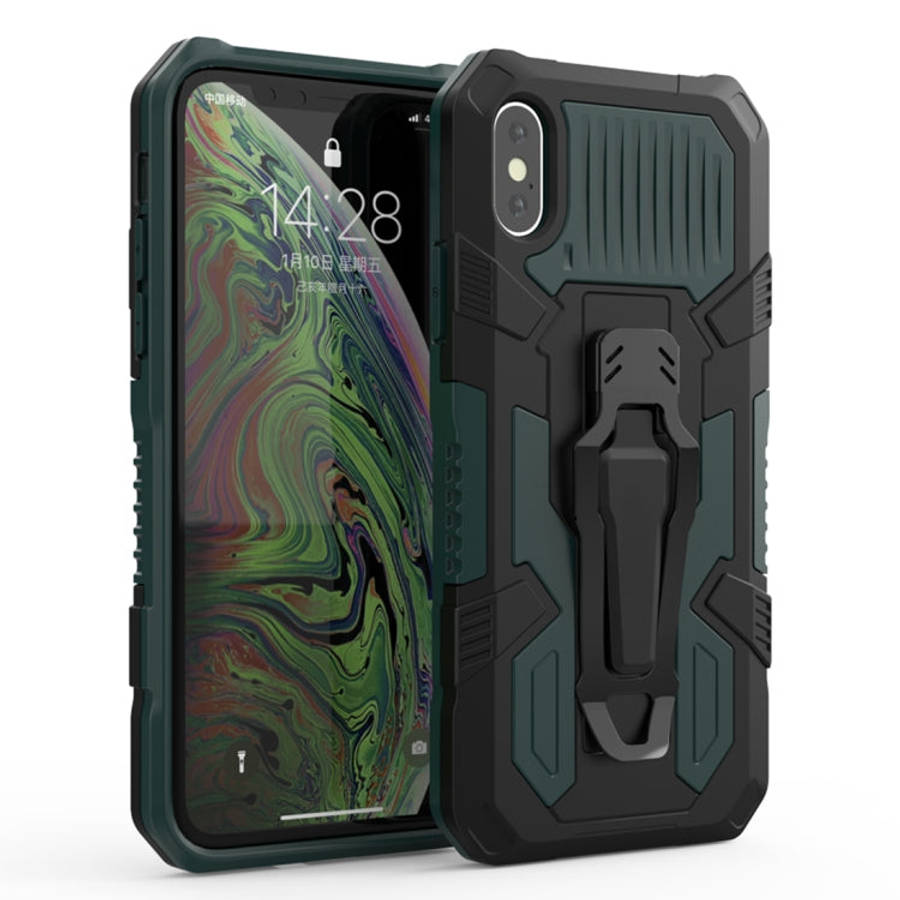Machine Armor Warrior Shockproof PC + TPU Protective Case, For iPhone X / XS, For iPhone XR, For ...