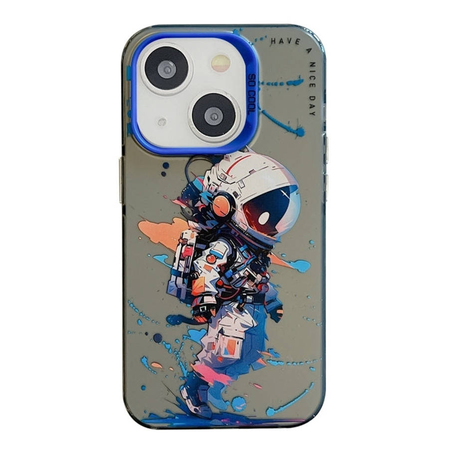 Animal Pattern Oil Painting Series PC + TPU Phone Case, For iPhone 15 Plus