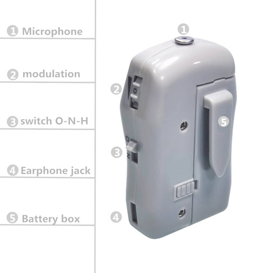 KAIXINWEI X136 DC1.5V In-ear Hearing Aid Sound Amplifier, X136