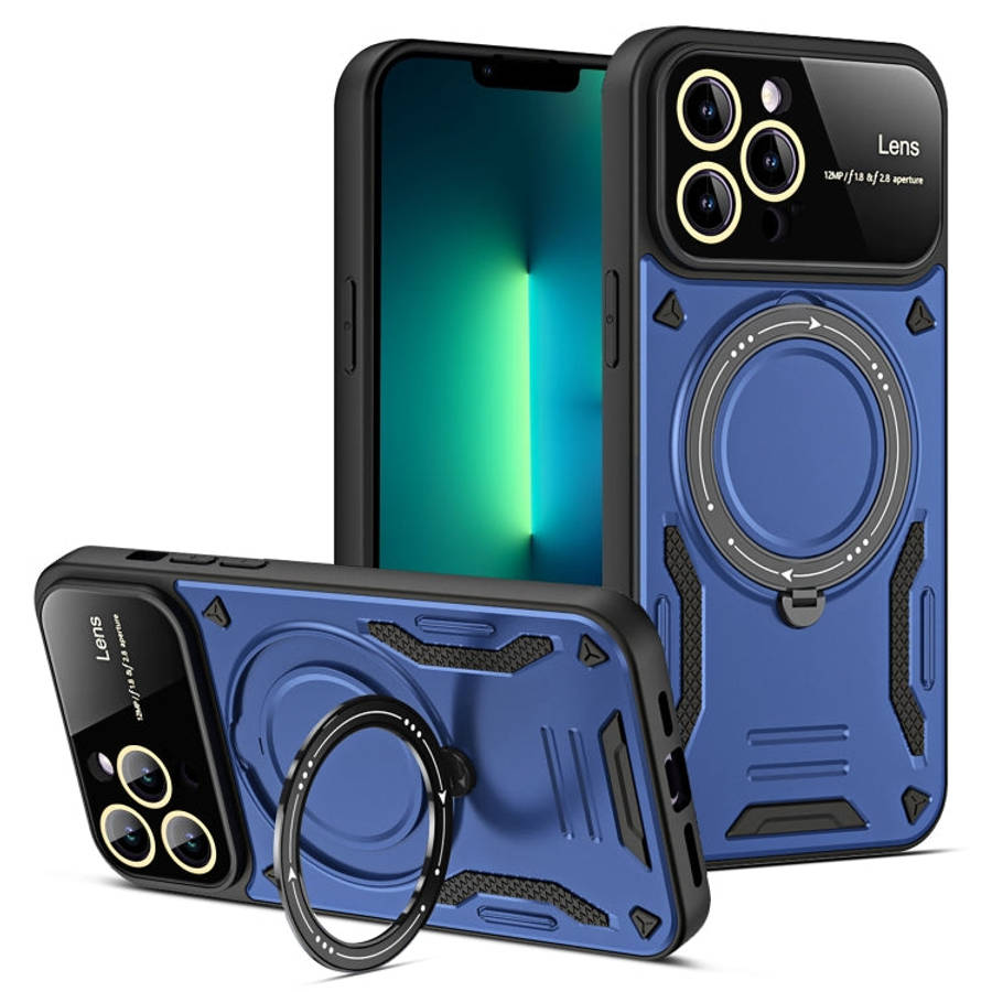 Large Window MagSafe Holder Phone Case, For iPhone 14 Plus, For iPhone 14, For iPhone 14 Pro, For...