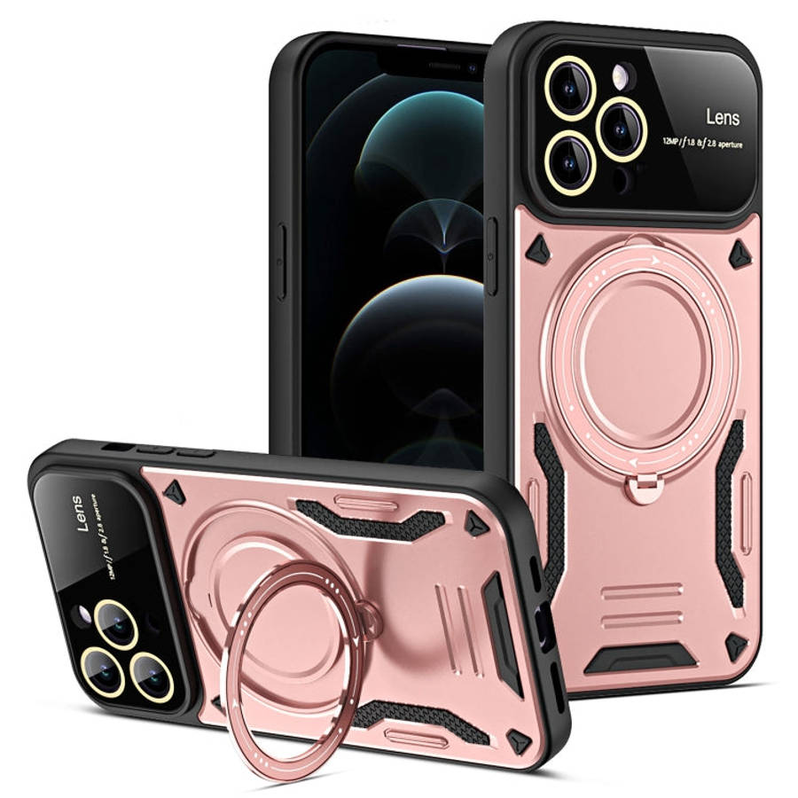 Large Window MagSafe Holder Phone Case, For iPhone 12 Pro Max, For iPhone 12 Pro, For iPhone 11 P...