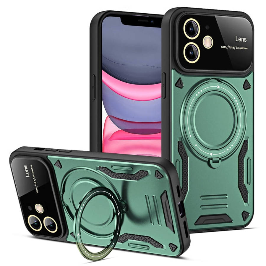 Large Window MagSafe Holder Phone Case, For iPhone 12 Pro Max, For iPhone 12 Pro, For iPhone 11 P...