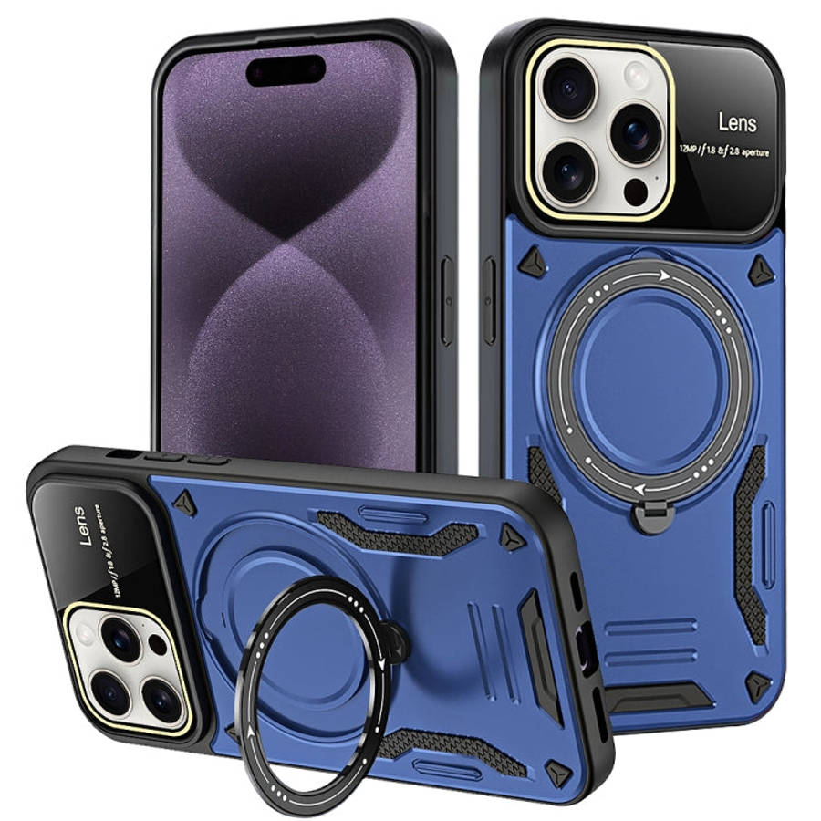 Large Window MagSafe Holder Phone Case, For iPhone 16 Pro Max, For iPhone 16 Pro, For iPhone 16 P...