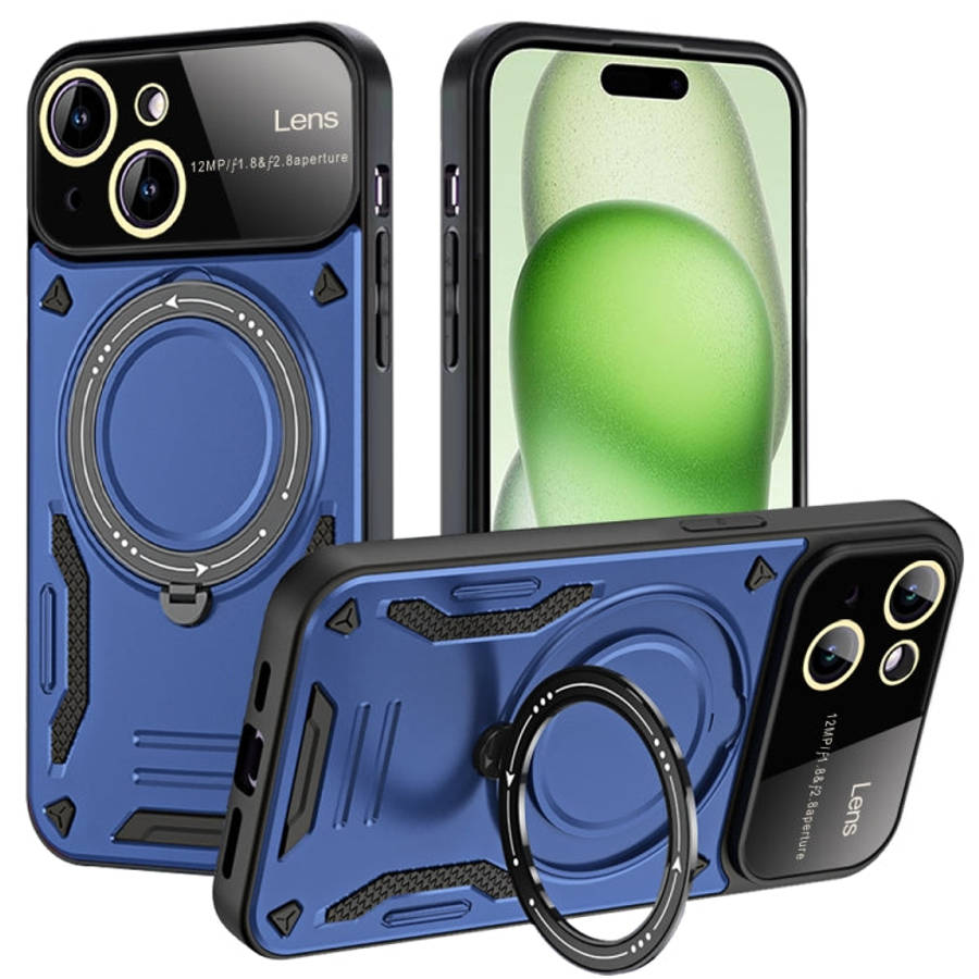 Large Window MagSafe Holder Phone Case, For iPhone 16 Pro Max, For iPhone 16 Pro, For iPhone 16 P...