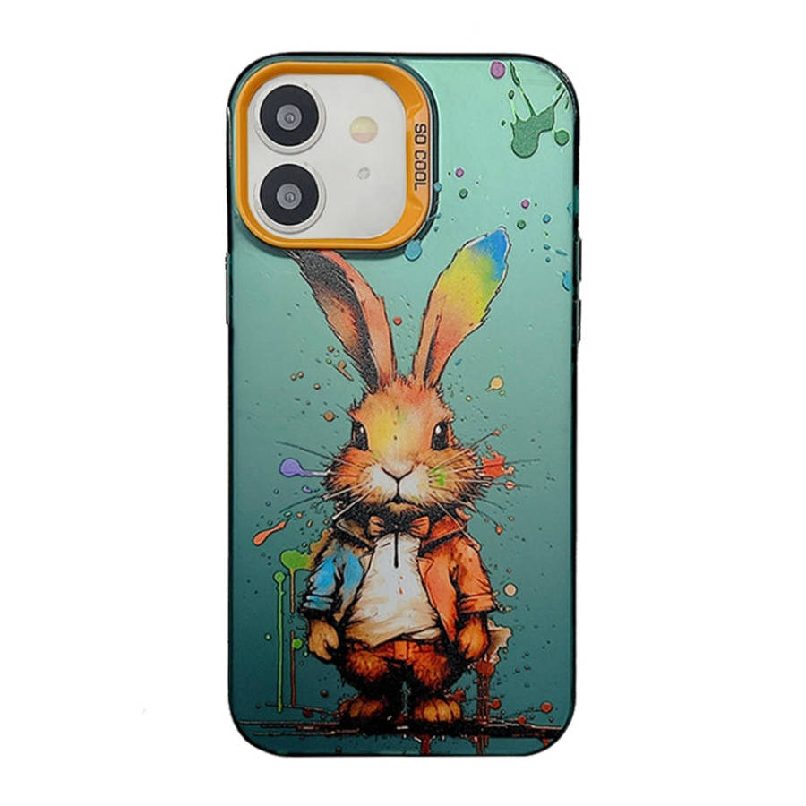 Cute Animal Pattern Series PC + TPU Phone Case, For iPhone 13 Pro, For iPhone 13, For iPhone 12, ...