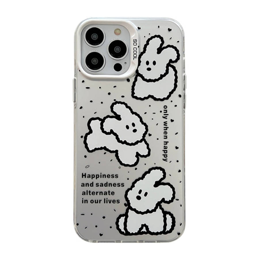 Cute Animal Pattern Series PC + TPU Phone Case, For iPhone 13 Pro, For iPhone 13, For iPhone 12, ...
