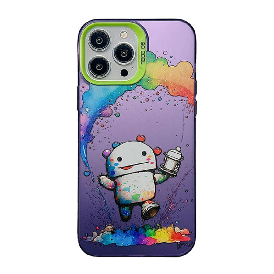 Cute Animal Pattern Series PC + TPU Phone Case, For iPhone 13 Pro, For iPhone 13, For iPhone 12, ...