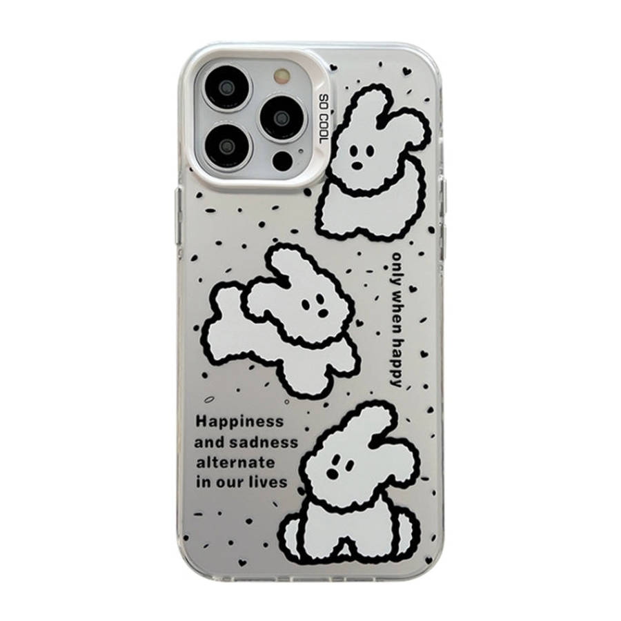 Cute Animal Pattern Series PC + TPU Phone Case, For iPhone 14, For iPhone 15 Pro Max, For iPhone ...