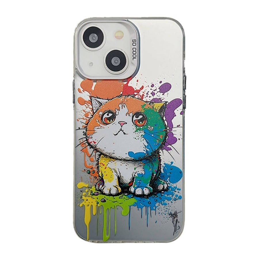 Cute Animal Pattern Series PC + TPU Phone Case, For iPhone 15 Plus, For iPhone 14 Pro Max, For iP...
