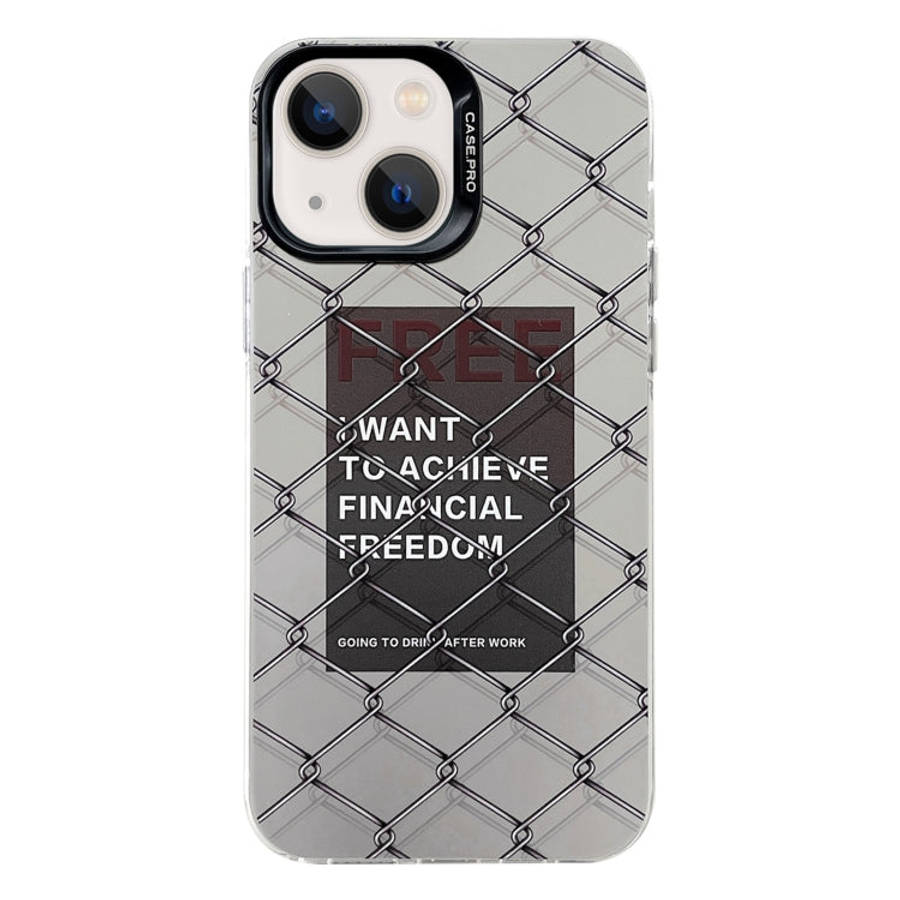 Electroplated Silver Series PC Protective Phone Case, For iPhone 13 Pro, For iPhone 13