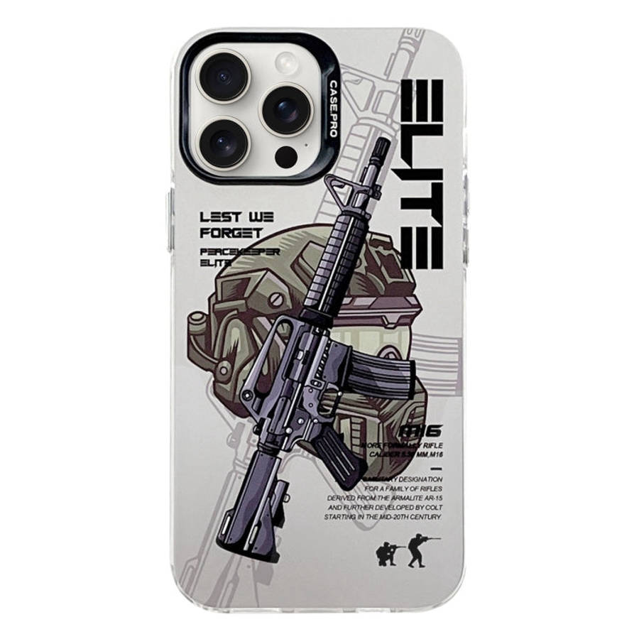 Electroplated Silver Series PC Protective Phone Case, For iPhone 16 Pro Max, For iPhone 16 Pro