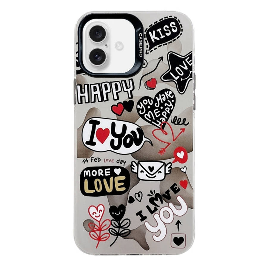 Electroplated Silver Series PC Protective Phone Case, For iPhone 16 Plus, For iPhone 16