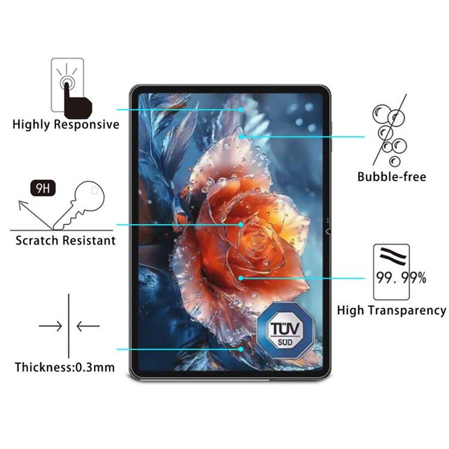 2pcs 9H 0.3mm Explosion-proof Tempered Glass Film, For Blackview Mega 5 12.2 inch, For Blackview ...