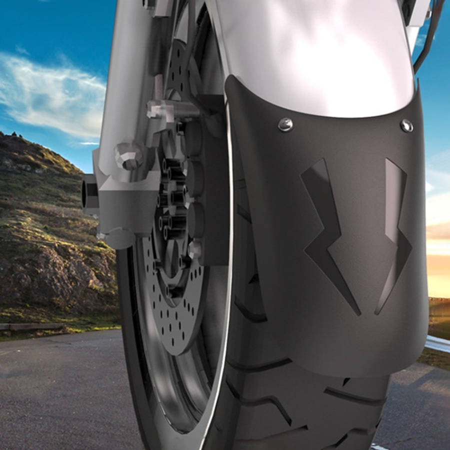 Motorcycle PP Modified Front Wheel Fender Dustproof Splash Flaps Mudguards Fender Guard, 01, 02, ...