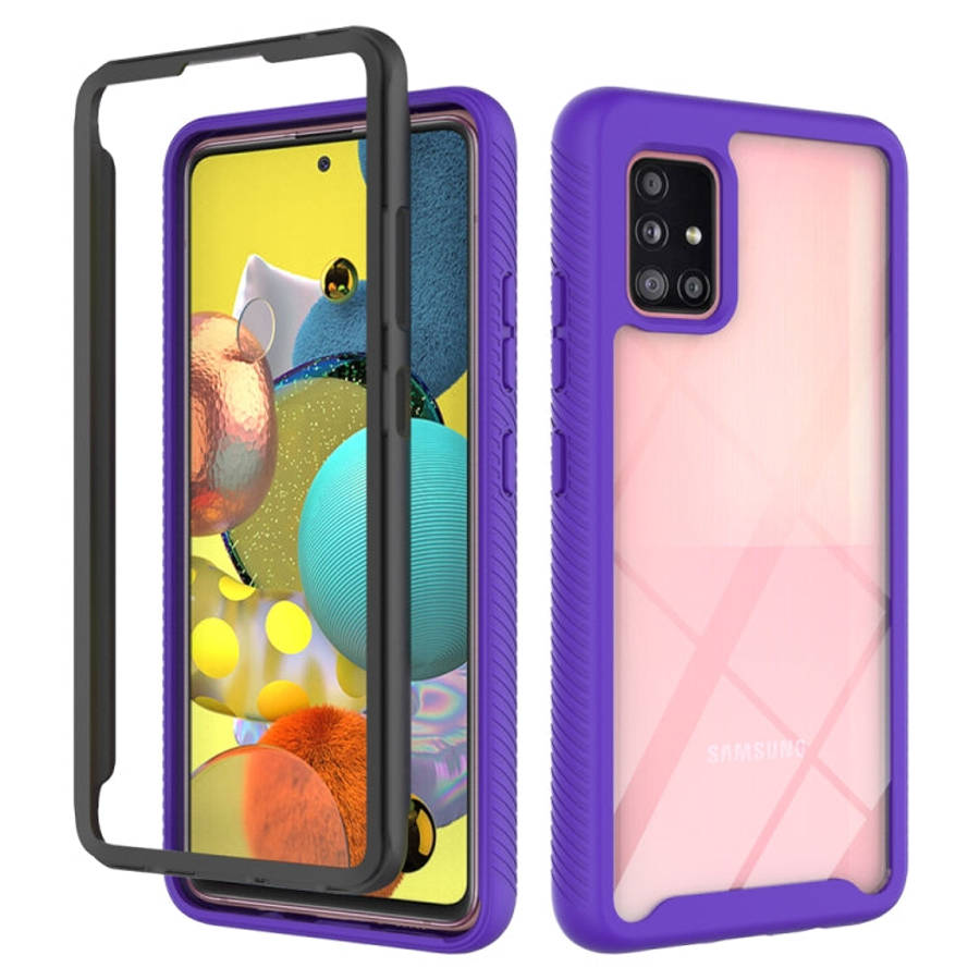 Starry Sky Solid Color Series Shockproof PC + TPU Protective Case, For Samsung Galaxy A51 5G