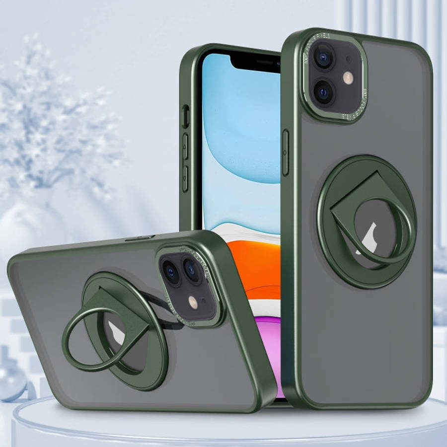 Rotating Ring Magnetic Holder Phone Case, For iPhone 12 / 12 Pro, For iPhone 12 Pro Max, For iPho...