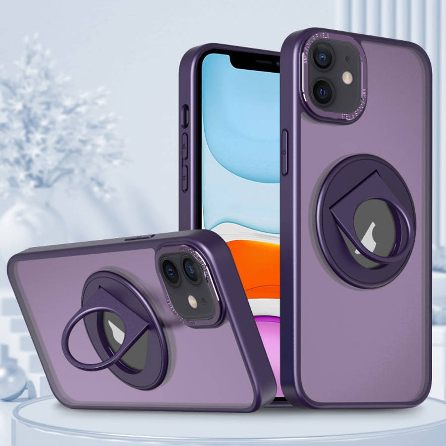 Rotating Ring Magnetic Holder Phone Case, For iPhone 12 / 12 Pro, For iPhone 12 Pro Max, For iPho...