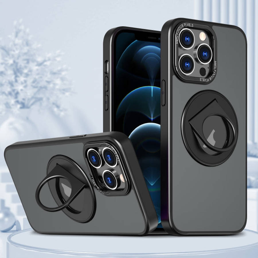 Rotating Ring Magnetic Holder Phone Case, For iPhone 12 / 12 Pro, For iPhone 12 Pro Max, For iPho...