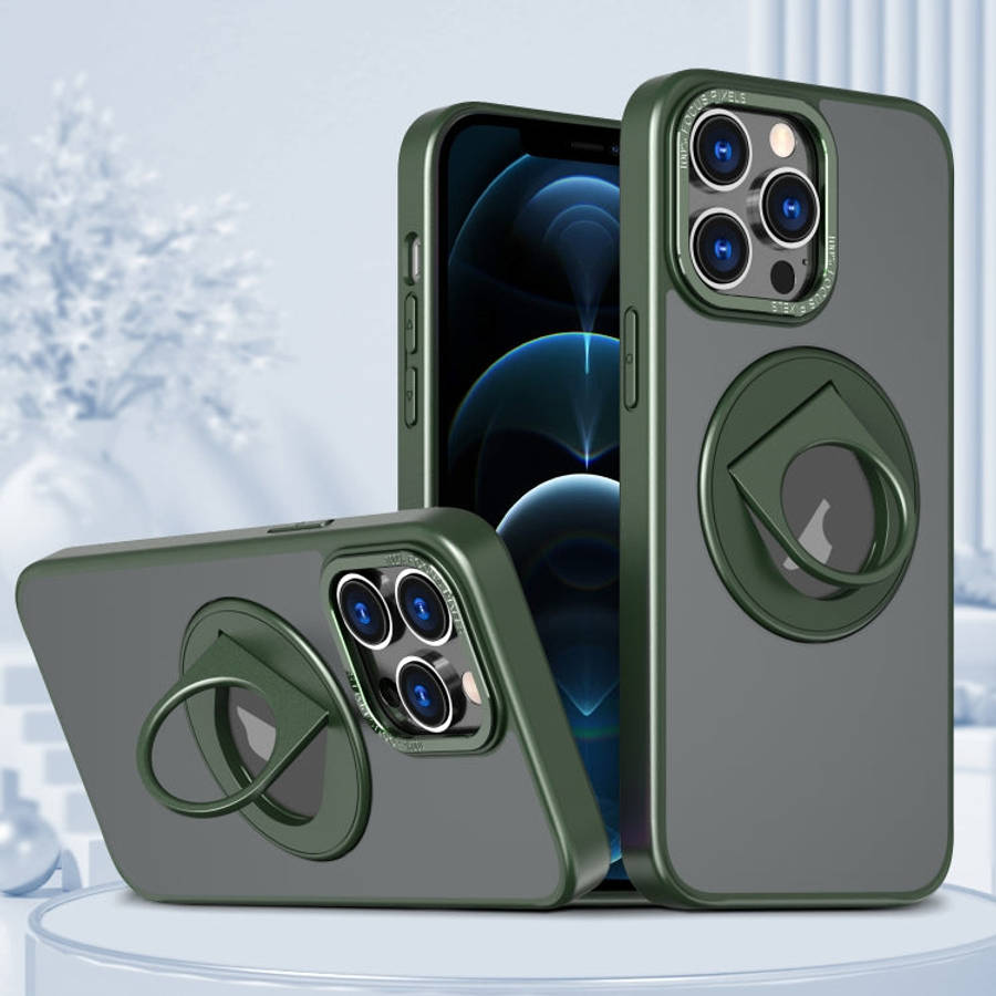 Rotating Ring Magnetic Holder Phone Case, For iPhone 12 / 12 Pro, For iPhone 12 Pro Max, For iPho...