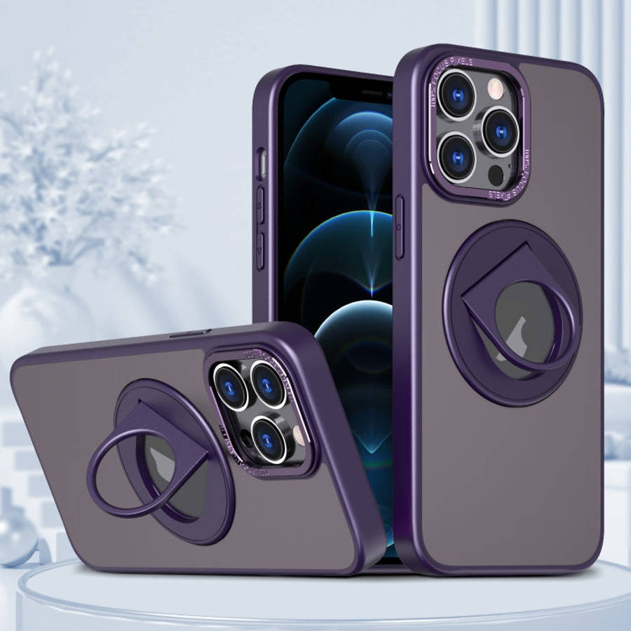 Rotating Ring Magnetic Holder Phone Case, For iPhone 12 / 12 Pro, For iPhone 12 Pro Max, For iPho...