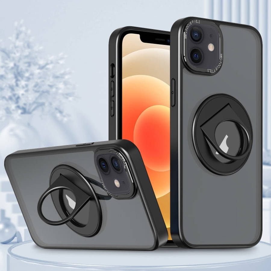 Rotating Ring Magnetic Holder Phone Case, For iPhone 12 / 12 Pro, For iPhone 12 Pro Max, For iPho...