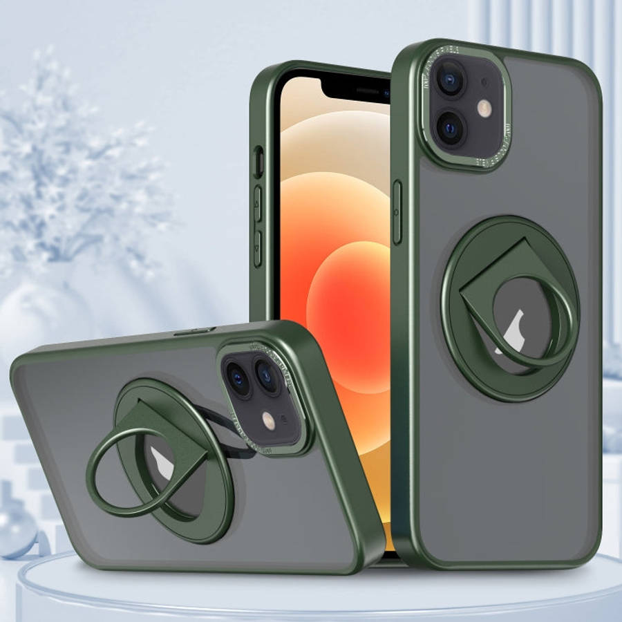 Rotating Ring Magnetic Holder Phone Case, For iPhone 12 / 12 Pro, For iPhone 12 Pro Max, For iPho...
