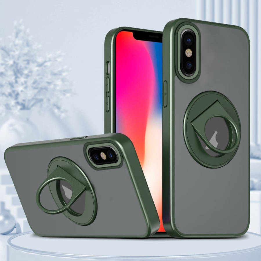 Rotating Ring Magnetic Holder Phone Case, For iPhone 12 / 12 Pro, For iPhone 12 Pro Max, For iPho...