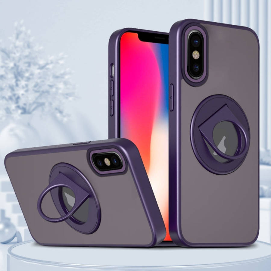 Rotating Ring Magnetic Holder Phone Case, For iPhone 12 / 12 Pro, For iPhone 12 Pro Max, For iPho...