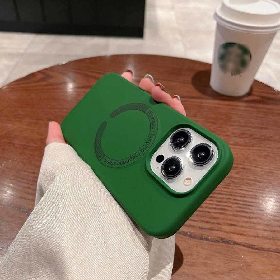 Magsafe Magnetic Silicone Phone Case, For iPhone 15 Pro Max