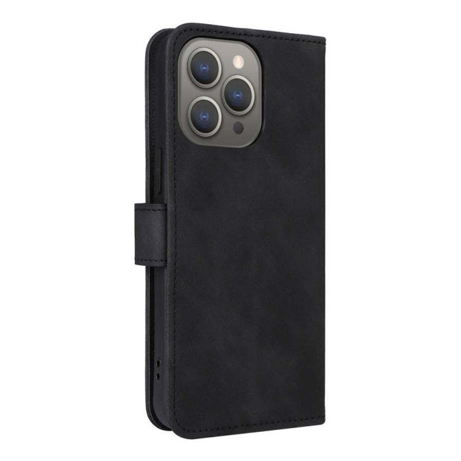 Skin Feel Magnetic Flip Leather Phone Case, For iPhone 15 Pro Max, For iPhone 15 Pro, For iPhone ...
