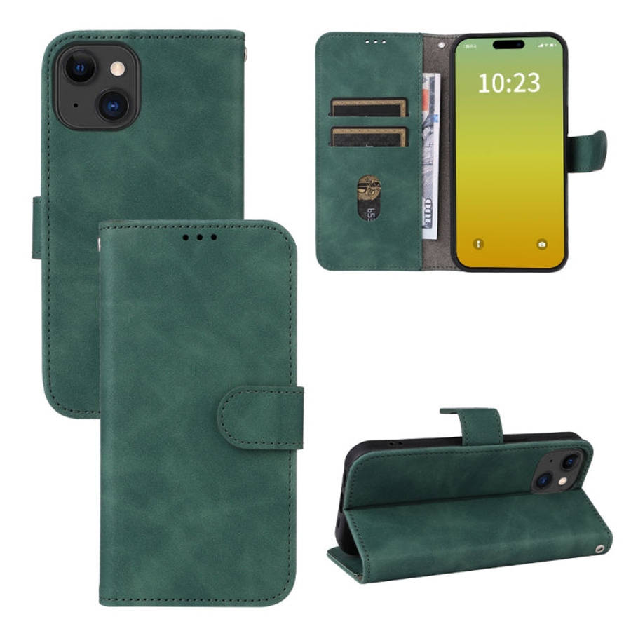 Skin Feel Magnetic Flip Leather Phone Case, For iPhone 15 Pro Max, For iPhone 15 Pro, For iPhone ...