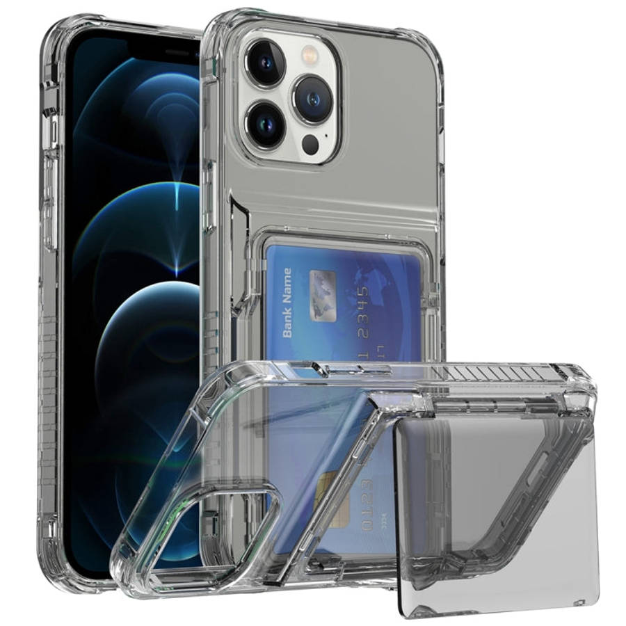 Crystal Clear Flip Card Slot Phone Case, For iPhone 18 Pro Max / 17 Pro Max, For iPhone 17, For i...