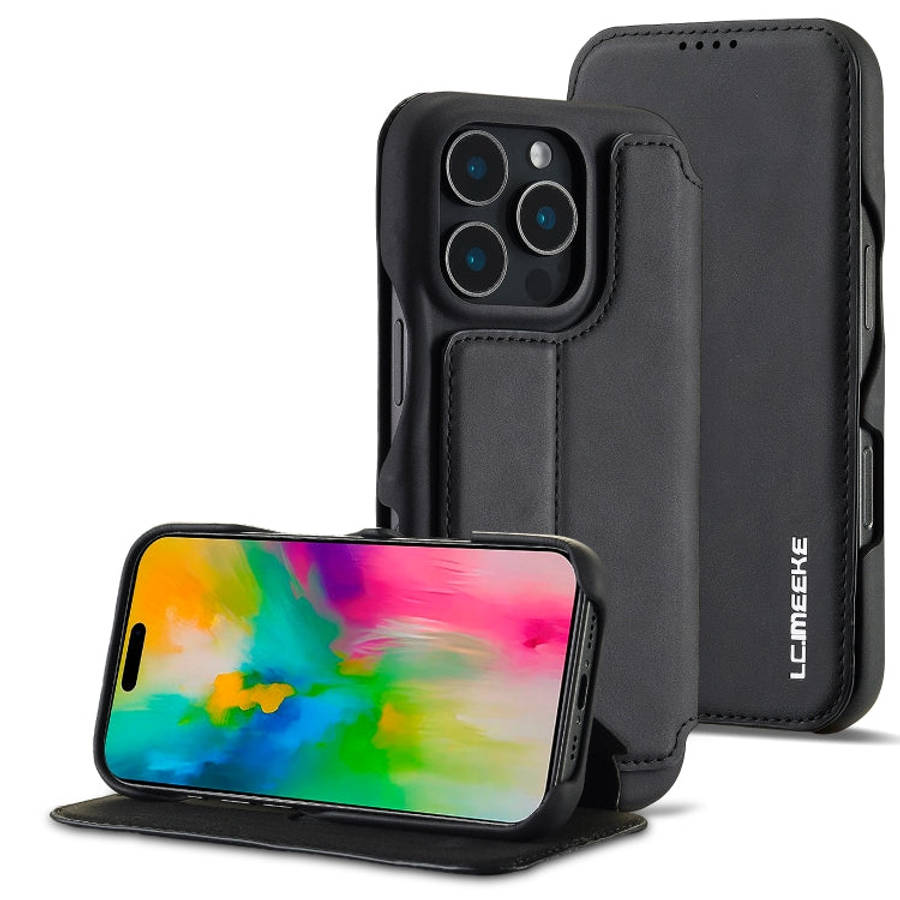 LC.IMEEKE Hon Ancient Series Flip Leather Phone Case, For iPhone 18 Pro / 17 Pro, For iPhone 18 P...