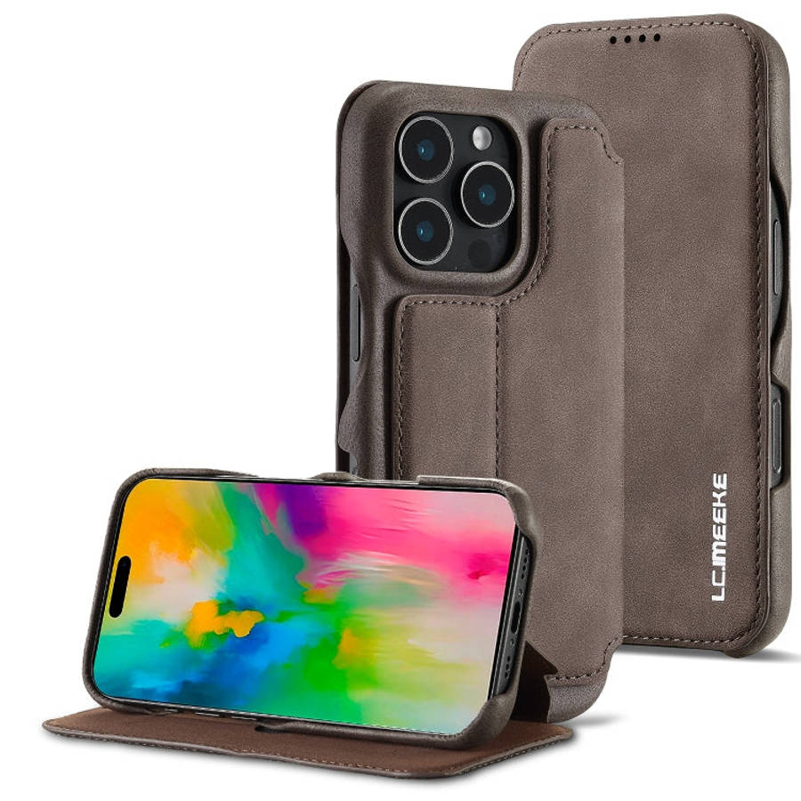 LC.IMEEKE Hon Ancient Series Flip Leather Phone Case, For iPhone 18 Pro / 17 Pro, For iPhone 18 P...