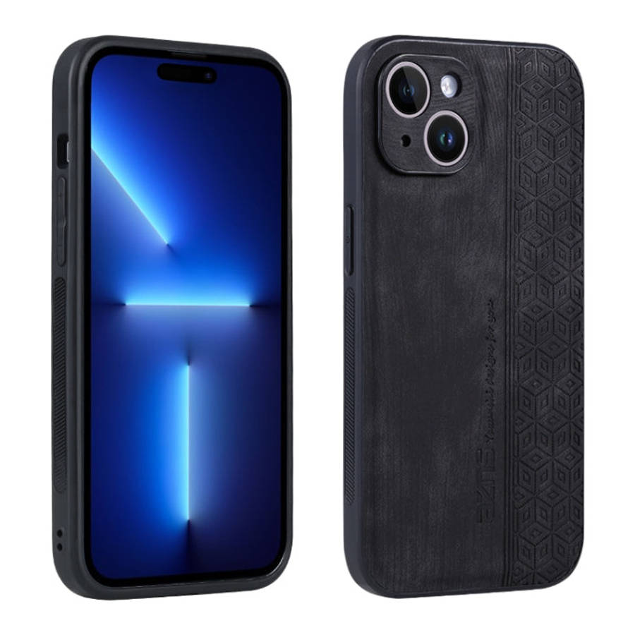 AZNS 3D Embossed Skin Feel Phone Case, For iPhone 15 Pro Max, For iPhone 15 Pro, For iPhone 15 Pl...