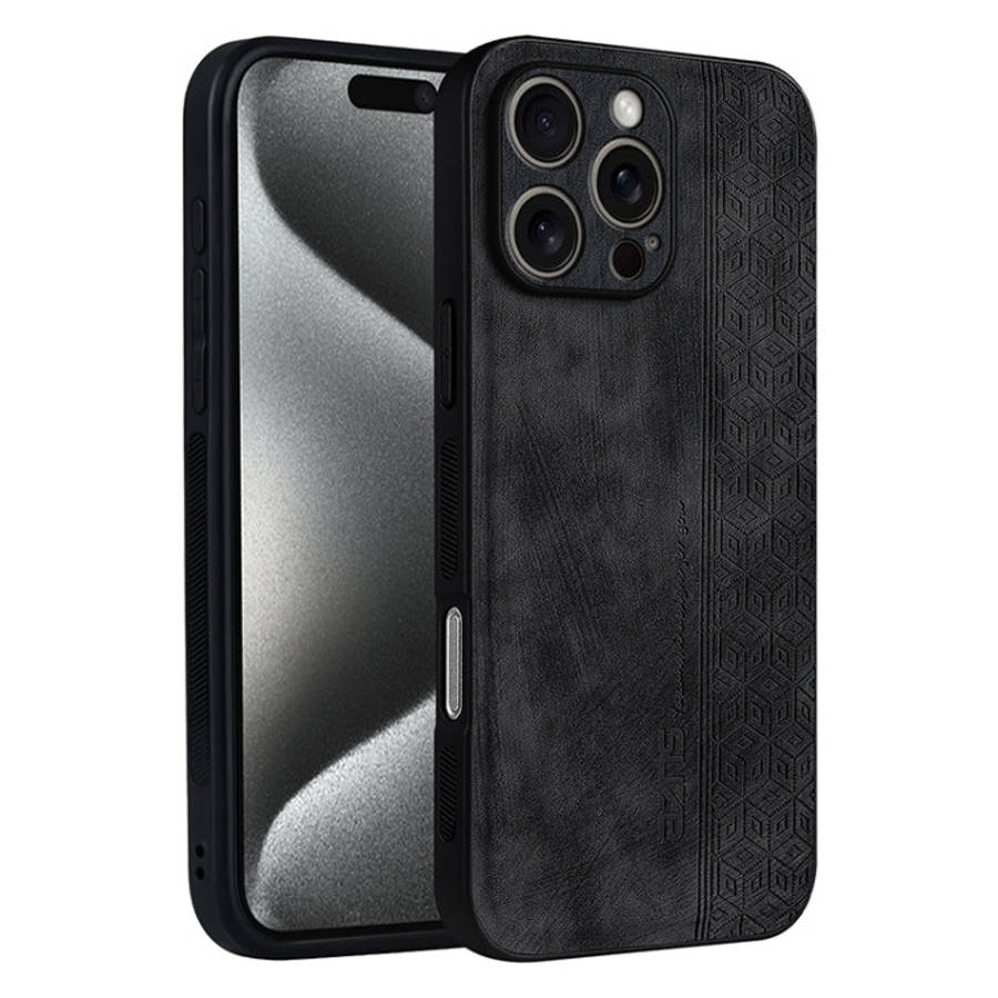 AZNS 3D Embossed Skin Feel Phone Case, For iPhone 16e / 17e, For iPhone 17 Pro Max, For iPhone 17...