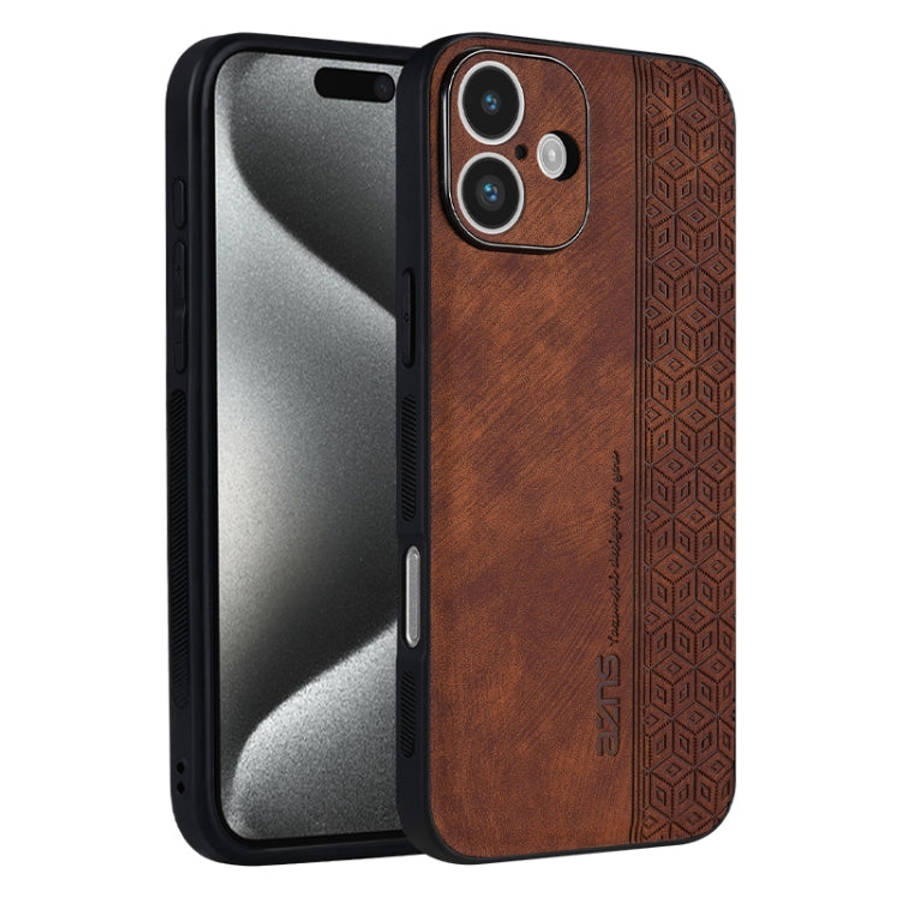 AZNS 3D Embossed Skin Feel Phone Case, For iPhone 16e / 17e, For iPhone 17 Pro Max, For iPhone 17...