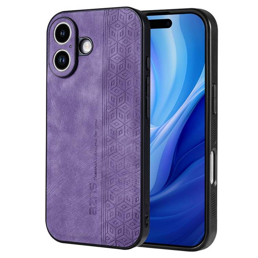 AZNS 3D Embossed Skin Feel Phone Case, For iPhone 16e / 17e, For iPhone 17 Pro Max, For iPhone 17...