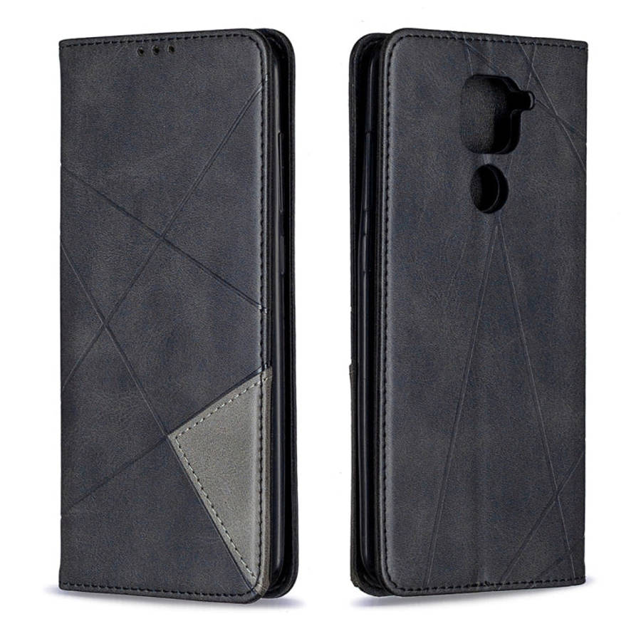 Rhombus Texture Horizontal Flip Magnetic Leather Case with Holder & Card Slots & Wallet, For Xiao...