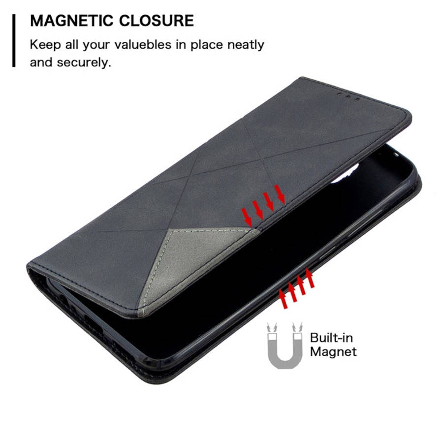 Rhombus Texture Horizontal Flip Magnetic Leather Case with Holder & Card Slots & Wallet, For Xiao...