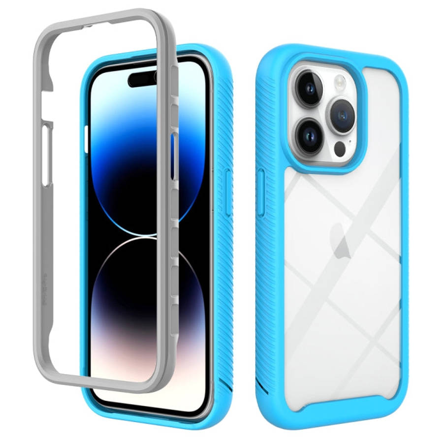 Starry Sky Solid Color Shockproof TPU Clear PC Phone Case, For iPhone 16 Pro Max, For iPhone 16 P...