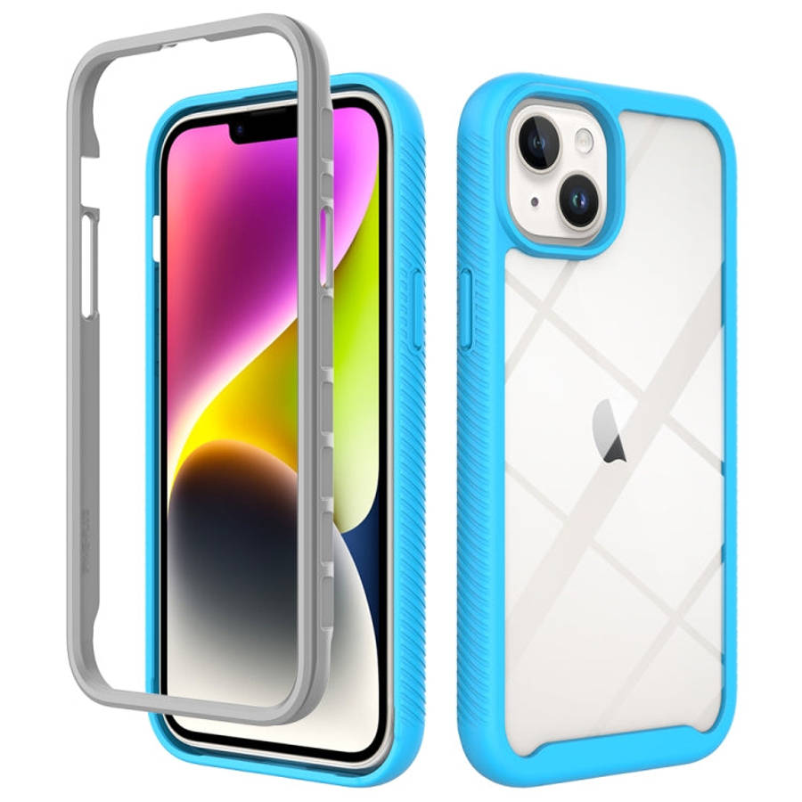 Starry Sky Solid Color Shockproof TPU Clear PC Phone Case, For iPhone 16 Pro Max, For iPhone 16 P...