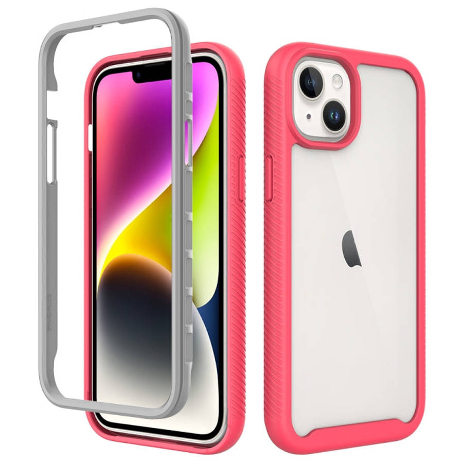 Starry Sky Solid Color Shockproof TPU Clear PC Phone Case, For iPhone 16 Pro Max, For iPhone 16 P...