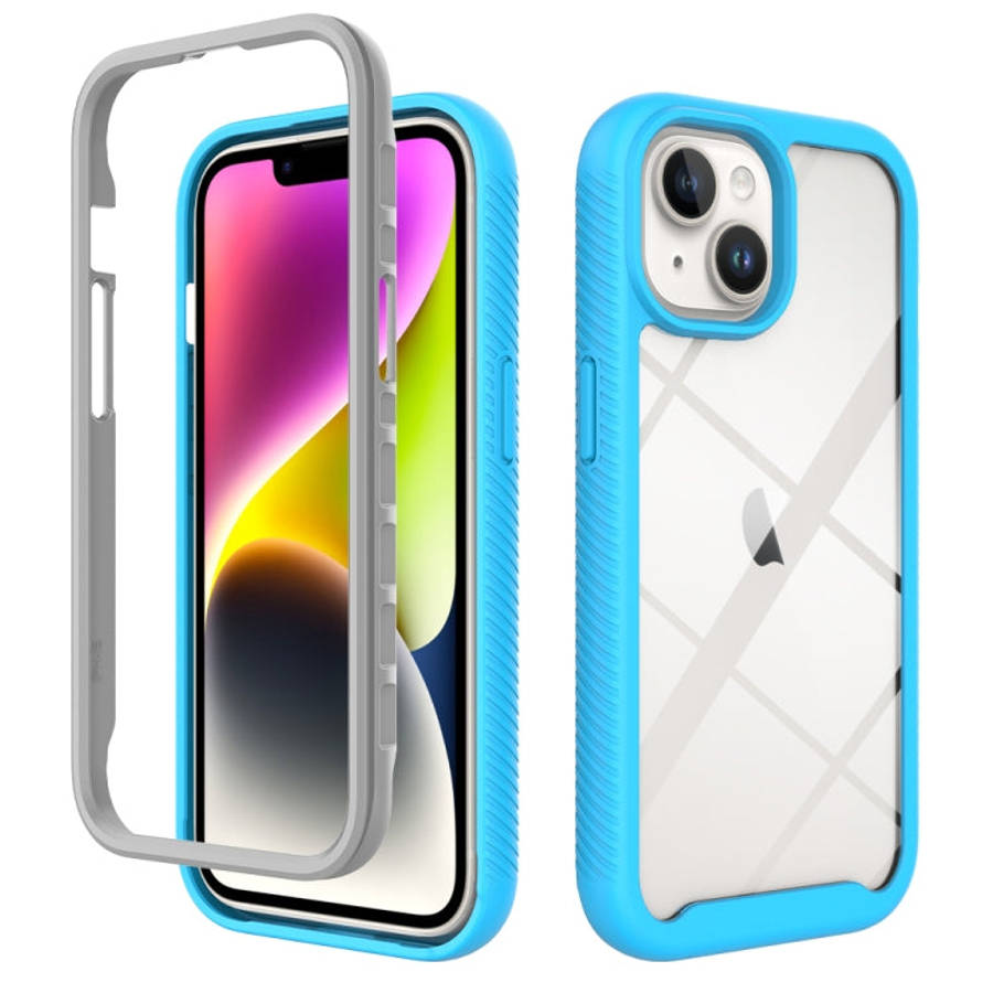Starry Sky Solid Color Shockproof TPU Clear PC Phone Case, For iPhone 16 Pro Max, For iPhone 16 P...