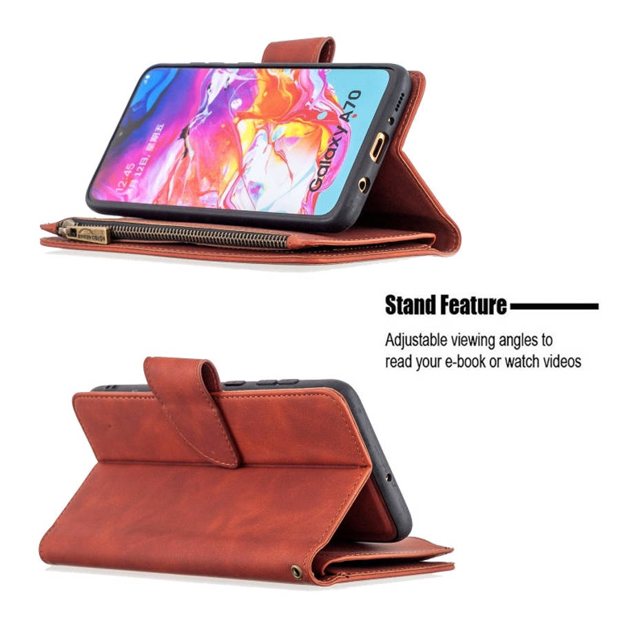 Skin Feel Detachable Magnetic Zipper Horizontal Flip PU Leather Case with Multi-Card Slots & Hold...