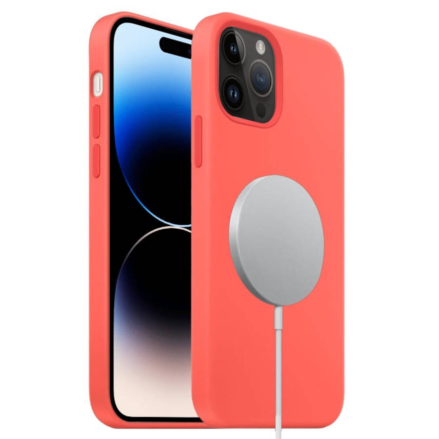 Liquid Silicone Full Coverage MagSafe Phone Case, For iPhone 15 Plus, For iPhone 15, For iPhone 1...